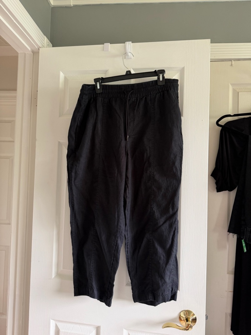 Athleta  Black Linen Pants